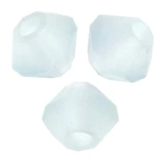 Biconi Preciosa - Rondella da 3 mm - Argento acquamarina AB opaco x30
