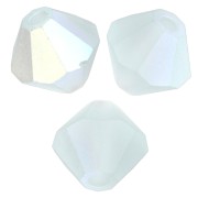 Bicone Preciosa - Rondelle Bead 4 mm - Argento Acquamarina AB opaco x30
