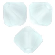 Perle Biconi Preciosa - Rondella da 5 mm - Argento acquamarina opaco x12