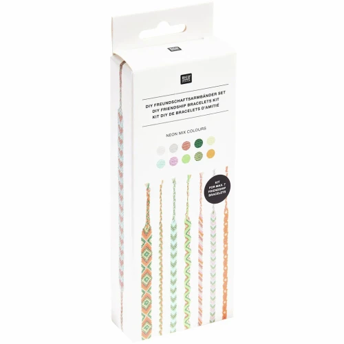 Kit bracciale brasiliano - Miscela di neon x1