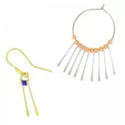 Pendentifs Paddle Pin mm.20 dorato x10