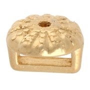 Spingi ricci da 7 mm per pizzo da 5 mm - Dorato con oro fino x1