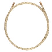 Cordoncino magnetico per bracciale e collana - Acciaio inossidabile 316 Gold - Oro x1
