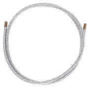 Cordoncino magnetico per bracciale e collana - Acciaio inossidabile 316 Gold - Argento x1