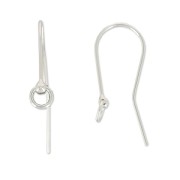 Uncini per orecchini mm.20 e anello aperto 4.7 mm  Argento 925 x2|raw }}