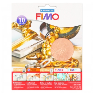 Metallo laminato Easy Metal mm. 140x140 Ramato x10