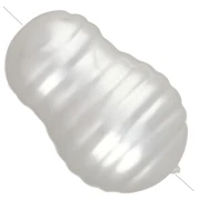 Perla barocca irregolare 15x10 mm, imitazione perla d'acqua dolce - Bianco perlato x1
