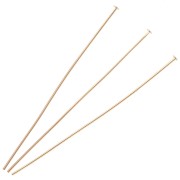 Chiodi a testa piatta 51x0,6 mm - 3 micron Placcato oro x6