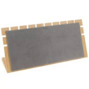 Regalo - Portagioielli per collana 11x25 cm Bamboo - Suede Grey x1