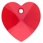 Cuore Swarovski 6228 18x17,5 mm Light Siam x1