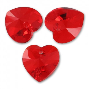 Cuore Swarovski 6228 18x17,5 mm Light Siam x1