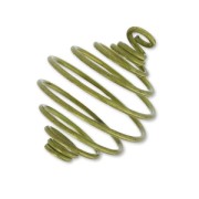 Pendente gabbia per perle mm. 12 bronzo x1|raw }}