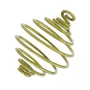 Pendente gabbia per perle mm. 18 bronzo x1