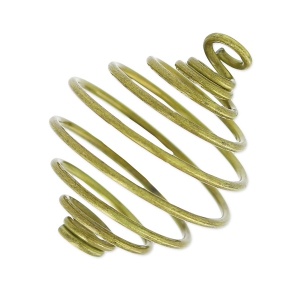 Pendente gabbia per perle mm. 18 bronzo x1