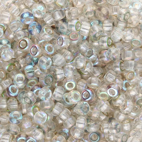 Perline Miyuki 8/0 55026 - Crystal Green Rainbow x8 g