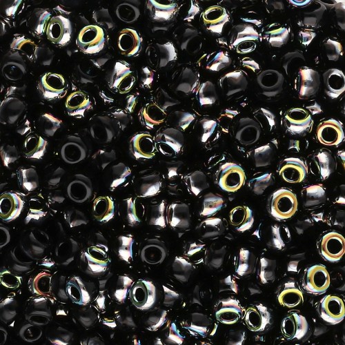 Perline Miyuki 8/0 55038 - Nero Vitrail x8g