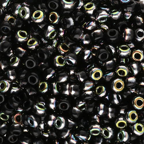 Perline Miyuki 8/0 55038 - Nero Vitrail x8g