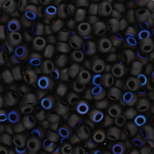 Perline Miyuki 8/0 55042 - Nero Azuro Opaco x8g
