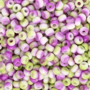 Perline Miyuki 8/0 55055 - Bianco opaco Funky Orchid x8g