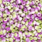 Perline Miyuki 8/0 55055 - Bianco opaco Funky Orchid x8g