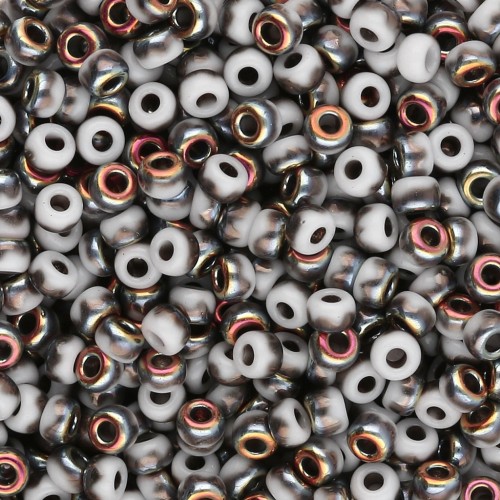 Perline Miyuki 8/0 55119 - Bianco opaco Marea x8g