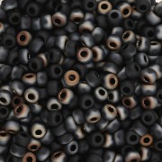 Perline Miyuki 8/0 4561 - Valentinite nera opaca x8 g|raw }}