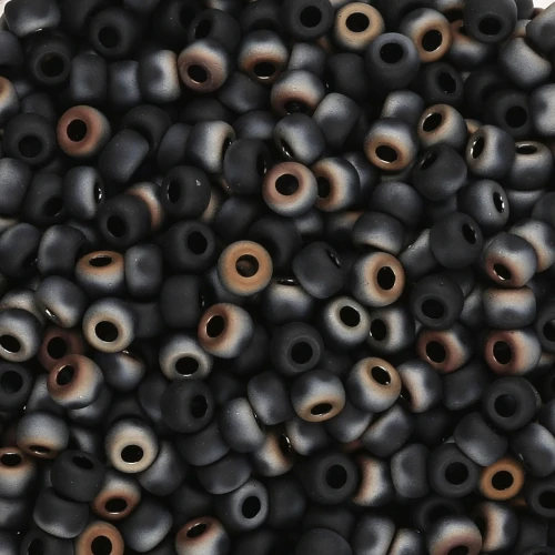 Perline Miyuki 8/0 4561 - Valentinite nera opaca x8 g