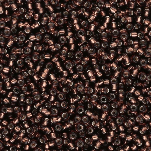 Perline Miyuki 15/0 5 - Dark Topaz Silver Lined x8 g