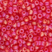 Perline Miyuki 8/0 140FR - Trasparente rosso chiaro AB opaco x8 g|raw }}