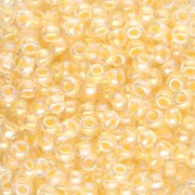 Perline Miyuki 8/0 273 - Giallo chiaro con rivestimento Crystal AB x 8 g|raw }}