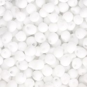Mini-perline Miyuki 3,4 mm DP402F - Bianco opaco opaco x8 g