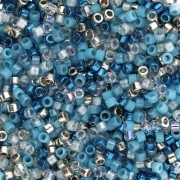 Multi Bleu - Mix Miyuki Delica 11/0 - Ice Ice Baby x8 g Mix Miyuki Delica 11/0 - Ice Ice Baby x8 g