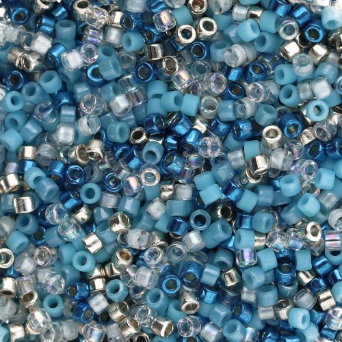 Mix Miyuki Delica 11/0 - Ice Ice Baby x8 g