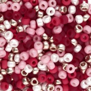 Bianco - Mix di perline Miyuki 8/0 - Love Sprinkles x8 g Mix di perline Miyuki 8/0 - Love Sprinkles x8 g