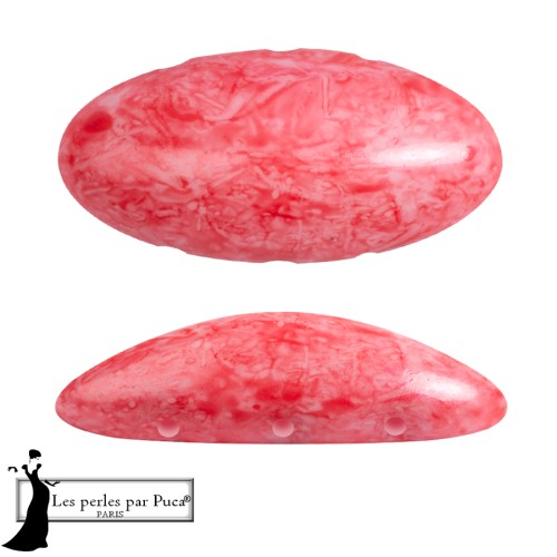 Athos 3D 3 fori® di Puca® 20x10 mm - Mishmash Dark Peach x1