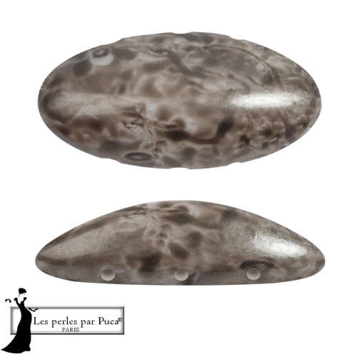 Athos 3D 3 fori® di Puca® 20x10 mm - Mishmash Taupe x1