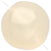 Perla rotonda irregolare sfaccettata da 12 mm in resina trasparente - Champagne x4