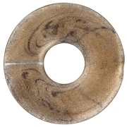 Ciondolo a forma di ciambella in resina da 21 mm - Bronzo marmorizzato x1