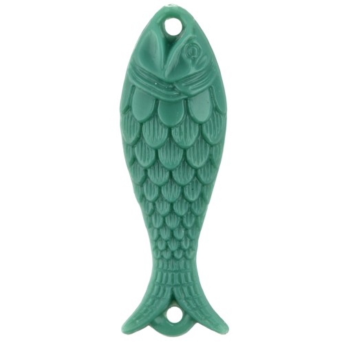 Divisorio per pesci 27x9 mm in resina - Verde turchese x1