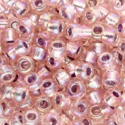 Perline Miyuki 6/0 1023 - Silver Lined Light Blush AB x8 g|raw }}