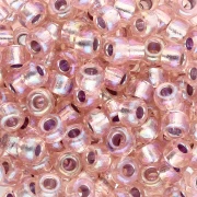 Perline Miyuki 6/0 1023 - Silver Lined Light Blush AB x8 g