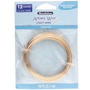 Filo di rame Artistic Wire 2,1 mm - Placcato argento dorato anti-ossidazione x 3,1 m