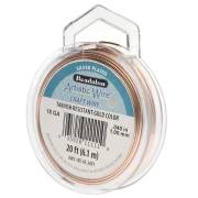 Filo di rame Artistic Wire 1 mm - Placcato argento dorato anti-ossidazione x 6,1 m