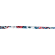 Nastro in tessuto Liberty - Thorpe Hill - Blu - Rosso - Bianco x 1 m