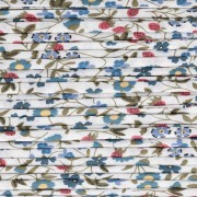 Bianco - Nastro in tessuto Liberty - Little - Winter x 1 m Nastro in tessuto Liberty - Little - Winter x 1 m