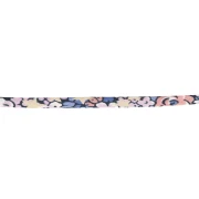 Nastro in tessuto Liberty - Emma and Georgina - Dorato - Lilla - Blu x 1 m