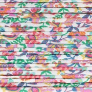 Bianco - Nastro in tessuto Liberty - Phoebe - Verde - Arancione - Rosa x 1 m Nastro in tessuto Liberty - Phoebe - Verde - Arancione - Rosa x 1 m