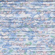 Bianco - Nastro in tessuto Liberty - Larghezza ampia - Blu variegato - Nude - Bianco x 1 m Nastro in tessuto Liberty - Larghezza ampia - Blu variegato - Nude - Bianco x 1 m