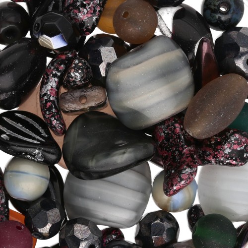 Assortimento di perle bohémien - Stone Clay x50g