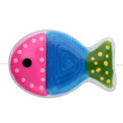 Perle di vetro per pesci 20x13 mm - Rosa - Blu scuro - Verde x1